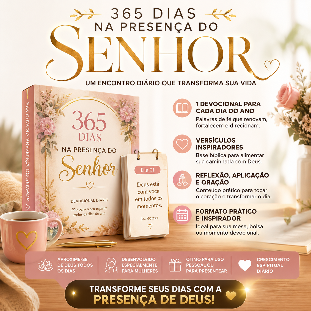 Capa do bônus 365 Dias na Presença do Senhor